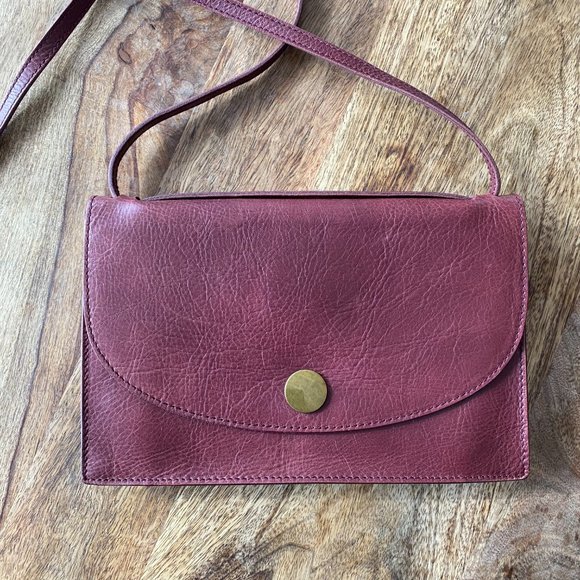 Madewell Leather Slim Convertible Shoulder Bag NWT - Picture 3 of 8